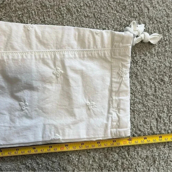 Anthropologie Sanctuary  White Terrain Cropped Cargo Utility Pant Eyelet Detail - Picture 16 of 16